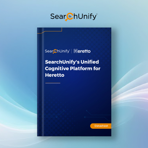 SearchUnify's Unified Cognitive Platform for Heretto