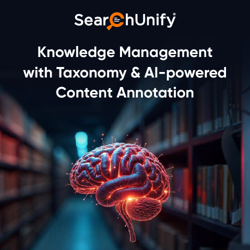 Knowledge Management with Taxonomy & AI-powered <br>Content Annotation