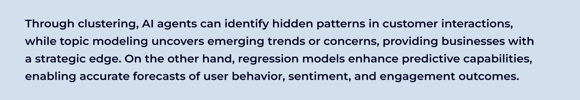 ML algorithms as tools