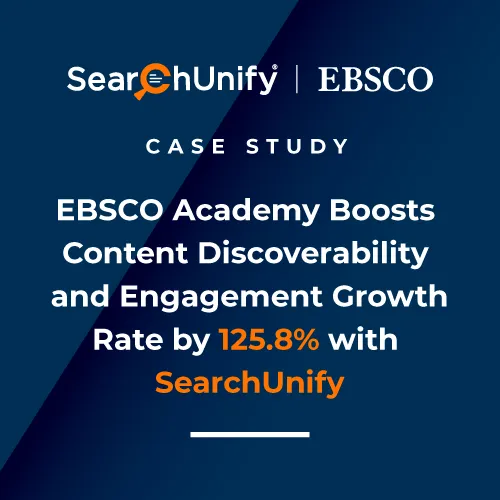 EBSCO Academy Boosts Engagement by 125.8% with SearchUnify